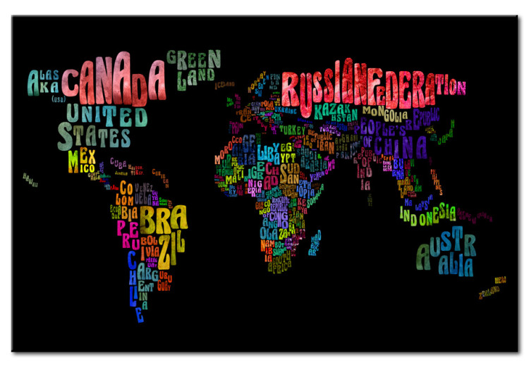 Canvas Names of countries 55249