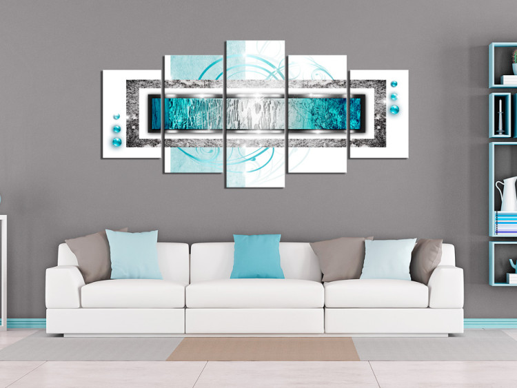 Canvas Print Turquoise blizzard 56249 additionalImage 3