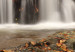 Canvas Art Print A waterfall in the middle of fall trees 58649 additionalThumb 4