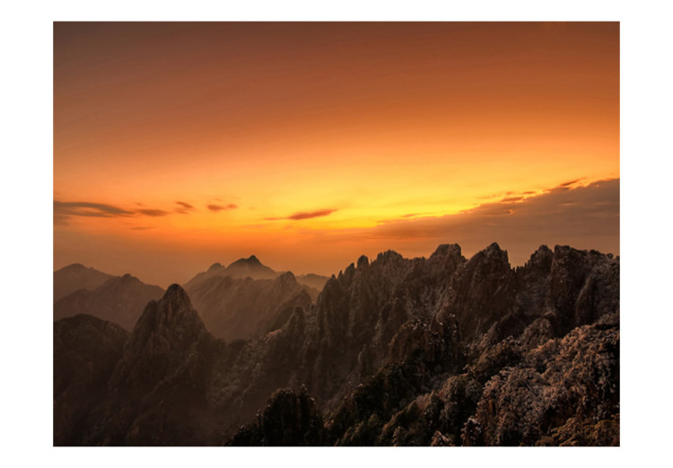 Photo Wallpaper Mountain Landscape - beautiful scenery from mountain peaks 59949 additionalImage 1