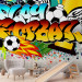 Wall Mural Colorful Sports Graffiti - Expression about soccer for a teenager 61149 additionalThumb 8