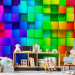 Photo Wallpaper Colourful Cubes 61949 additionalThumb 4