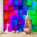 Photo Wallpaper Colourful Cubes 61949