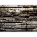 Wall Mural Memory of trees - pattern in grey wooden planks with shadows of birds and trees 64049 additionalThumb 1