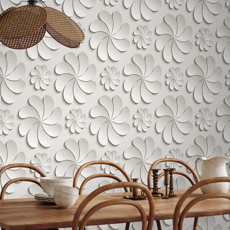 Modern Wallpaper 3D Flowers 108059 additionalImage 5