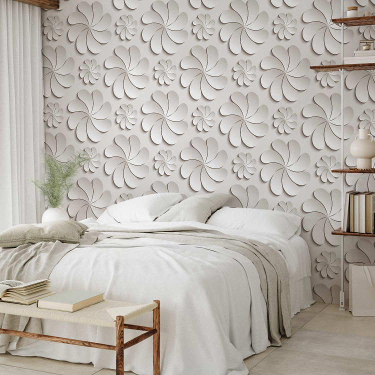 Modern Wallpaper 3D Flowers 108059 additionalImage 4