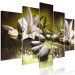 Canvas Lilies and Stones (5-part) Wide - Still Life in Zen Style 108259 additionalThumb 2