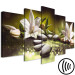 Canvas Lilies and Stones (5-part) Wide - Still Life in Zen Style 108259 additionalThumb 6