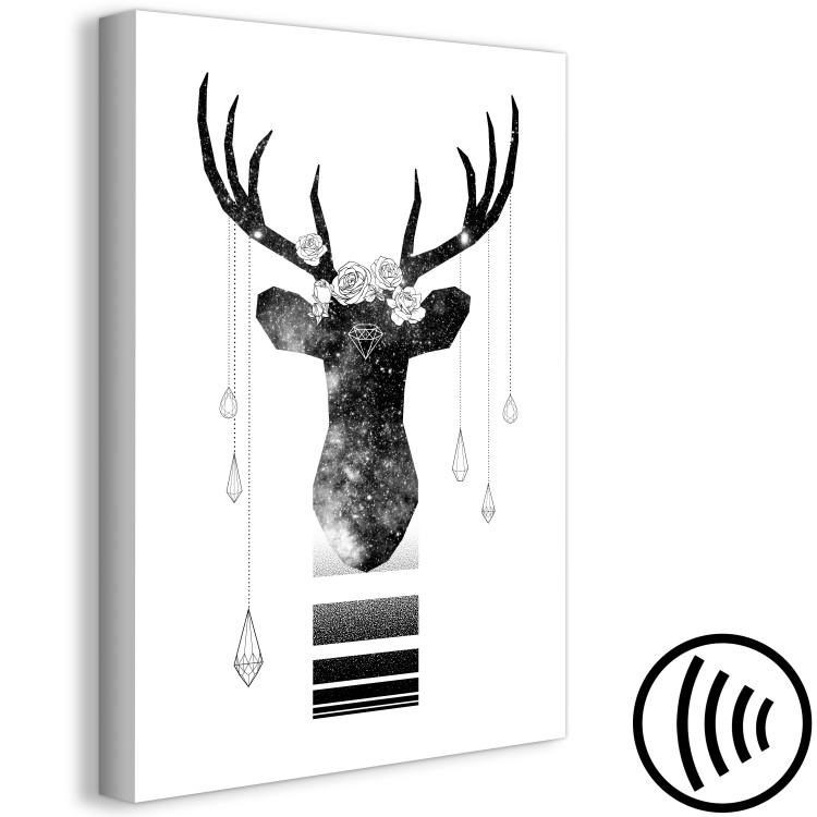Canvas Print Abstract Antlers (1 Part) Vertical 108559 additionalImage 6