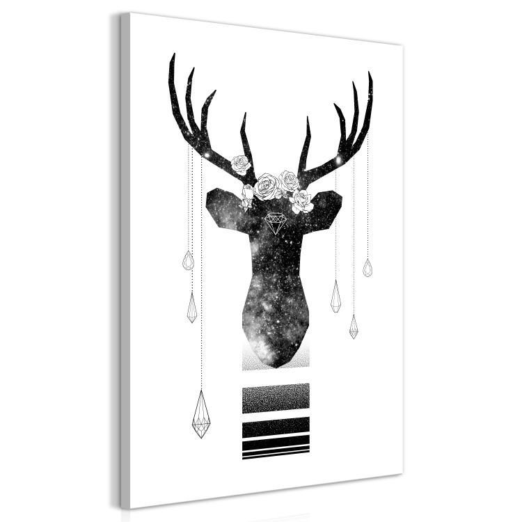Canvas Print Abstract Antlers (1 Part) Vertical 108559 additionalImage 2