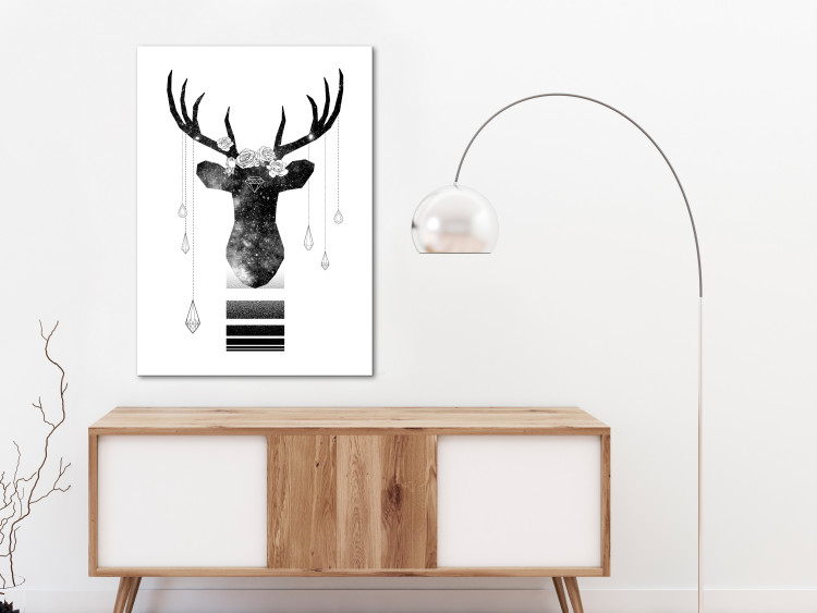 Canvas Print Abstract Antlers (1 Part) Vertical 108559 additionalImage 3