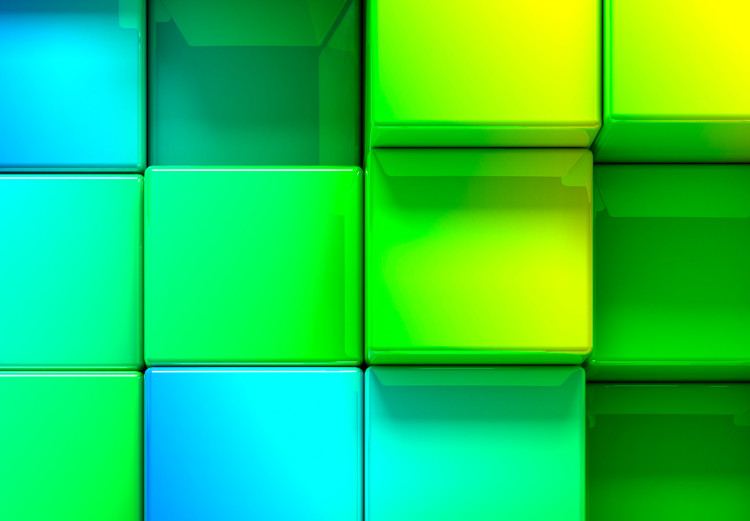 Canvas Colourful Cubes (1 Part) Narrow 113759 additionalImage 5