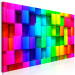 Canvas Colourful Cubes (1 Part) Narrow 113759 additionalThumb 2