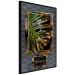 Wall Poster Gilded Monstera - Composition with a tropical plant on a dark background 114359 additionalThumb 10