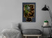 Wall Poster Gilded Monstera - Composition with a tropical plant on a dark background 114359 additionalThumb 17