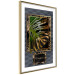Wall Poster Gilded Monstera - Composition with a tropical plant on a dark background 114359 additionalThumb 6