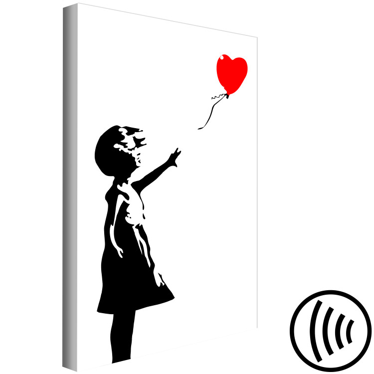 Canvas Little Girl with a Balloon (1 Part) Vertical 114559 additionalImage 6