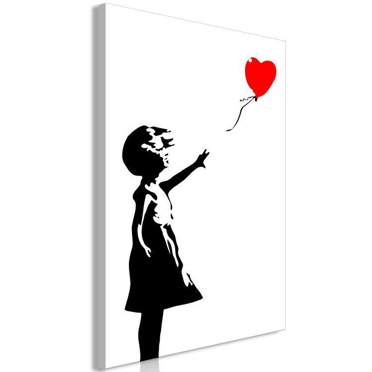 Canvas Little Girl with a Balloon (1 Part) Vertical 114559 additionalImage 2