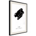 Poster Zodiac signs: Leo - composition with star constellation in black and white 114859 additionalThumb 3