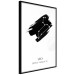 Poster Zodiac signs: Leo - composition with star constellation in black and white 114859 additionalThumb 12