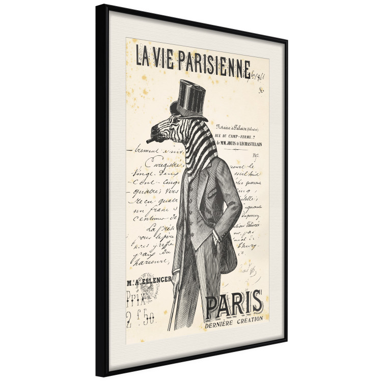 Poster La Vie Parisienne - retro composition with a character with an animal head 115159 additionalImage 3