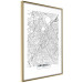 Poster Map of Brussels - black and white map of one of the cities in Belgium with labels 116359 additionalThumb 4