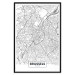 Poster Map of Brussels - black and white map of one of the cities in Belgium with labels 116359 additionalThumb 18