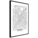 Poster Map of Brussels - black and white map of one of the cities in Belgium with labels 116359 additionalThumb 3