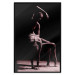 Wall Poster Ballet in the Sand - silhouette of dancing people on a black background 117159 additionalThumb 18