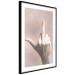 Wall Poster F*ck you! - gray-pink composition with a hand in a geometric pattern 117559 additionalThumb 11