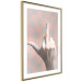 Wall Poster F*ck you! - gray-pink composition with a hand in a geometric pattern 117559 additionalThumb 6
