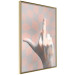 Wall Poster F*ck you! - gray-pink composition with a hand in a geometric pattern 117559 additionalThumb 12