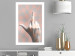 Wall Poster F*ck you! - gray-pink composition with a hand in a geometric pattern 117559 additionalThumb 2