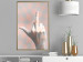 Wall Poster F*ck you! - gray-pink composition with a hand in a geometric pattern 117559 additionalThumb 5
