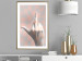 Wall Poster F*ck you! - gray-pink composition with a hand in a geometric pattern 117559 additionalThumb 13