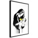 Poster Feeding Mother - black and white composition with a woman in Banksy style 118759 additionalThumb 11