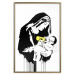Poster Feeding Mother - black and white composition with a woman in Banksy style 118759 additionalThumb 16