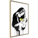 Poster Feeding Mother - black and white composition with a woman in Banksy style 118759 additionalThumb 12