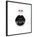 Wall Poster Black Lipstick - simple composition with a woman's face with dark lips 120459 additionalThumb 11