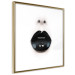 Wall Poster Black Lipstick - simple composition with a woman's face with dark lips 120459 additionalThumb 8