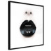 Wall Poster Black Lipstick - simple composition with a woman's face with dark lips 120459 additionalThumb 12
