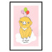 Poster Sky Piggy - yellow animal with balloons and English texts 122759 additionalThumb 15