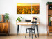 Canvas Art Print Sunflowers at Sunset (3 Parts) 124359 additionalThumb 3