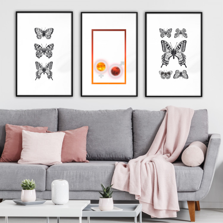 Gallery wall art Butterflies 124759 additionalImage 2