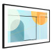 Poster Arranged Ocean - abstract colorful figures on a blue background 126559 additionalThumb 6