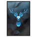 Wall Poster Icy Deer - deer head against abstract figures 126659 additionalThumb 16