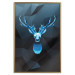 Wall Poster Icy Deer - deer head against abstract figures 126659 additionalThumb 17