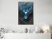 Wall Poster Icy Deer - deer head against abstract figures 126659 additionalThumb 5