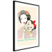 Poster Funny Geisha - portrait of a woman with a mouse mask in an oriental motif 126859 additionalThumb 6