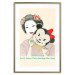 Poster Funny Geisha - portrait of a woman with a mouse mask in an oriental motif 126859 additionalThumb 16